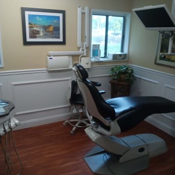 Dental chair with Equipment